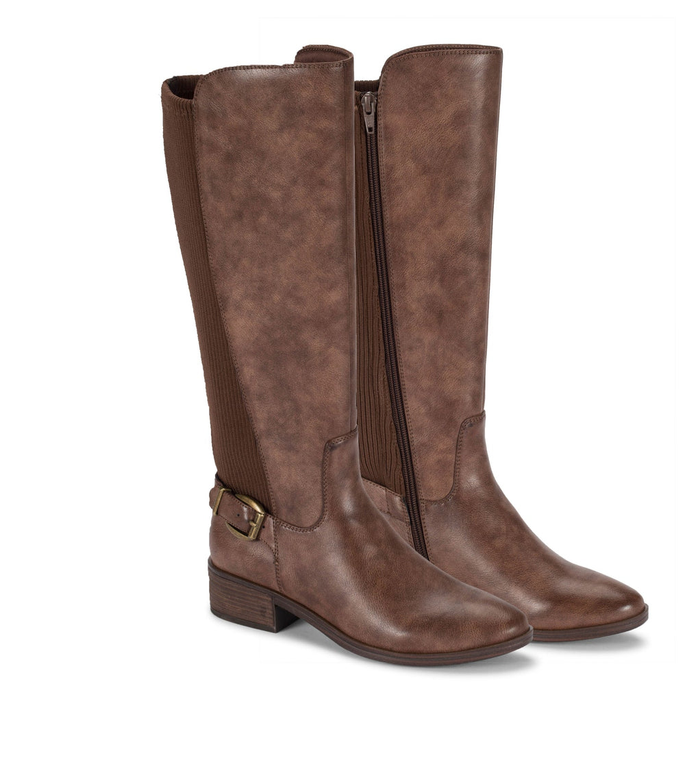 Baretraps McKayla Wide Calf Tall Boot Dark Brown