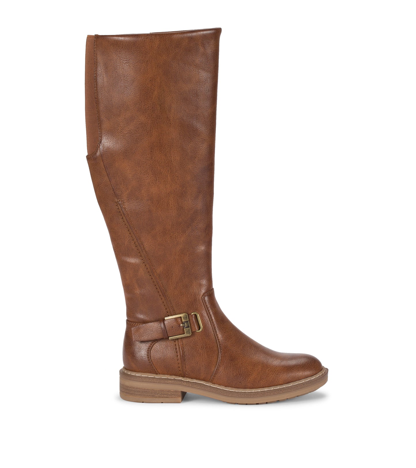 Baretraps Autumn Wide Calf Riding Boot Cognac