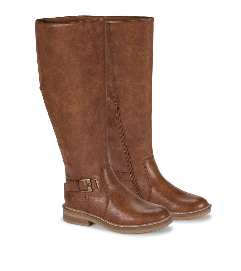 Baretraps Autumn Wide Calf Riding Boot Cognac
