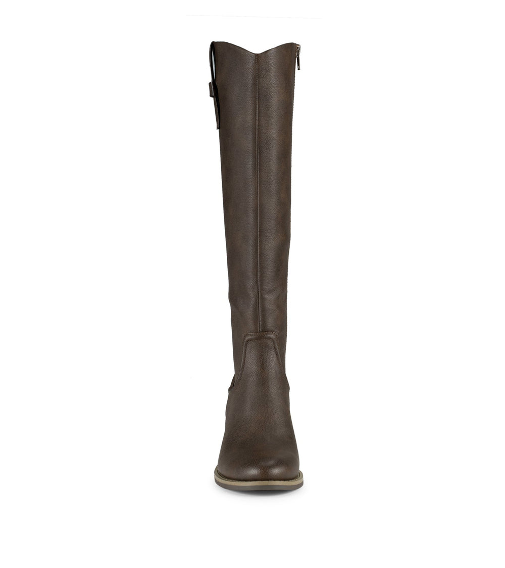 Baretraps Laryssa Riding Boot Dark Brown