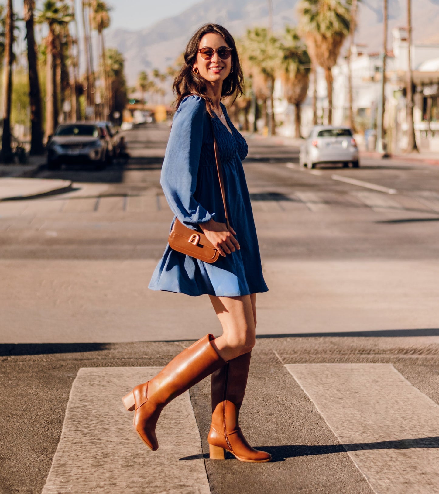Baretraps Thalia Tall Boot Walnut