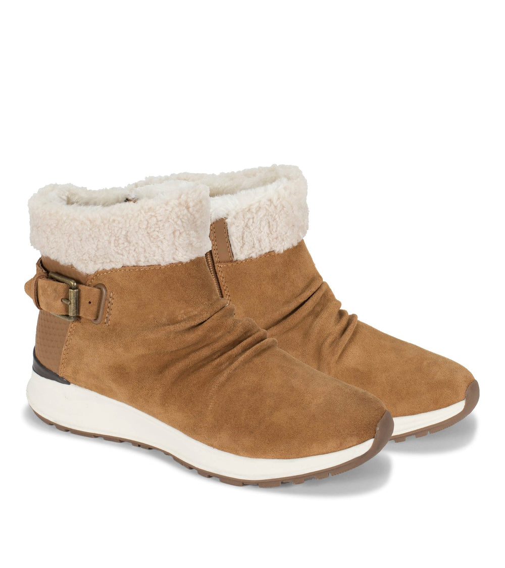 Baretraps Becki Cold Weather Bootie Cognac Multi Suede