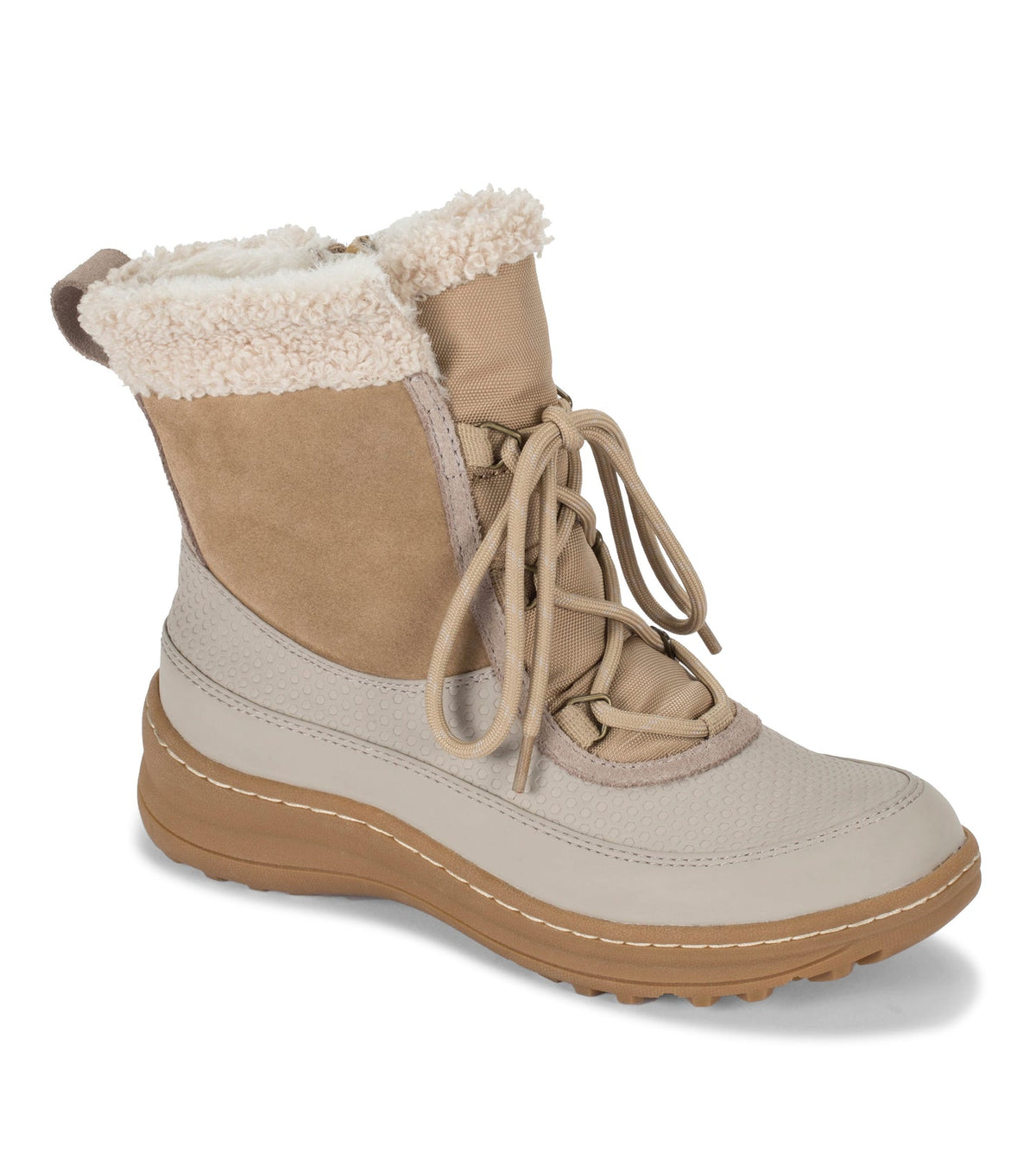 Baretraps Alta Cold Weather Bootie Khaki/Stone Suede
