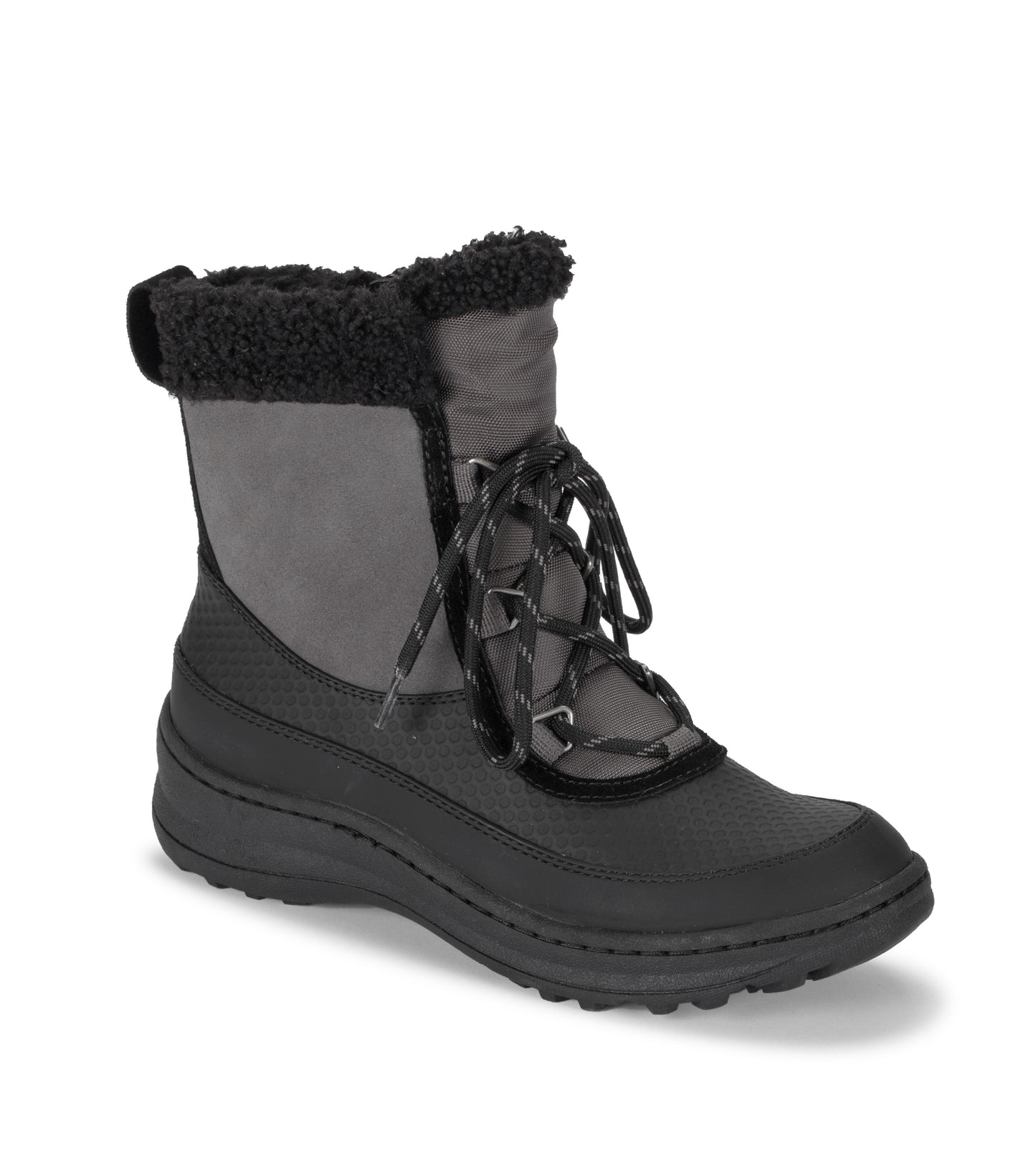 Baretraps Alta Cold Weather Bootie Dark Grey/Black Suede