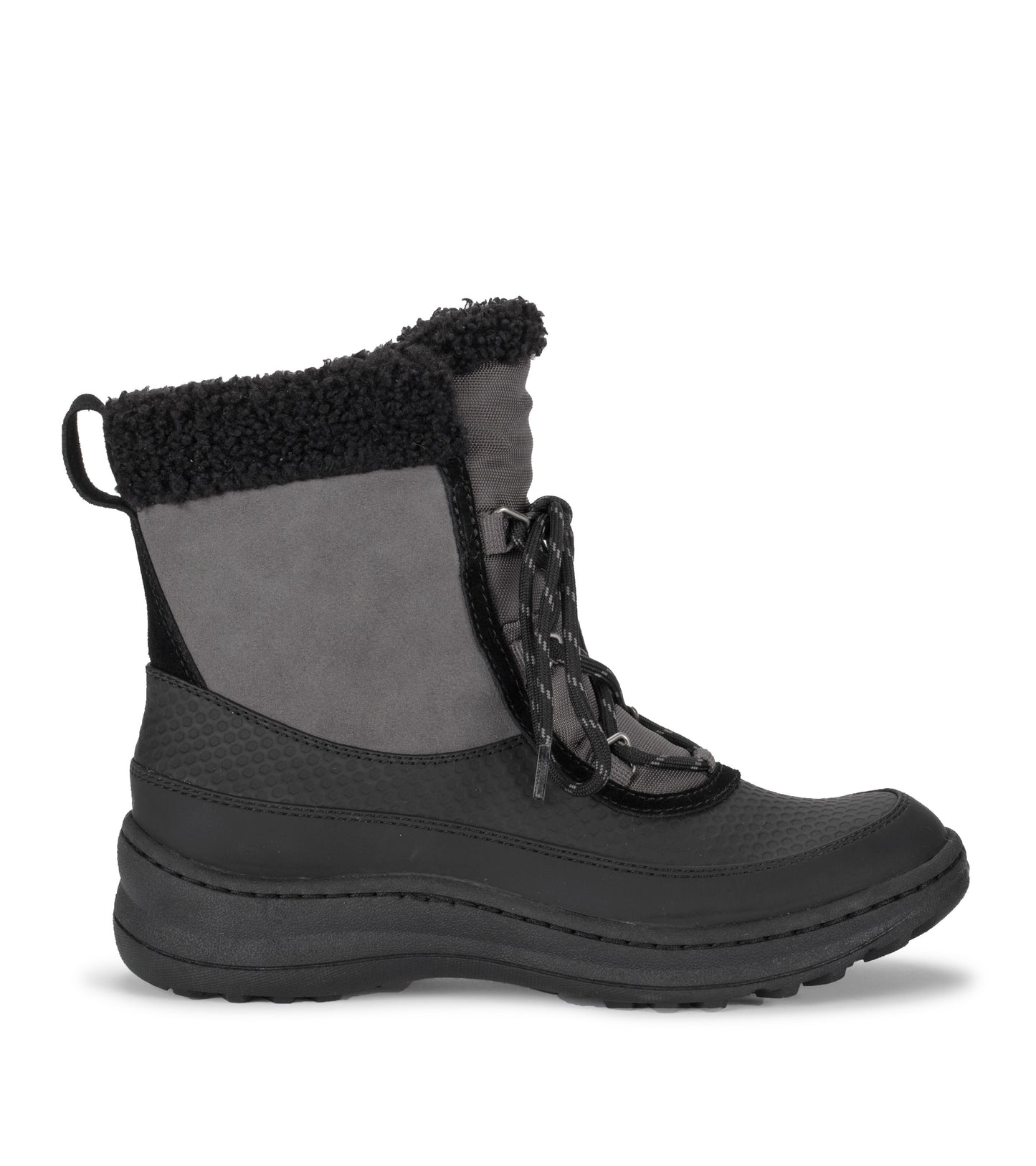 Baretraps Alta Cold Weather Bootie Dark Grey/Black Suede