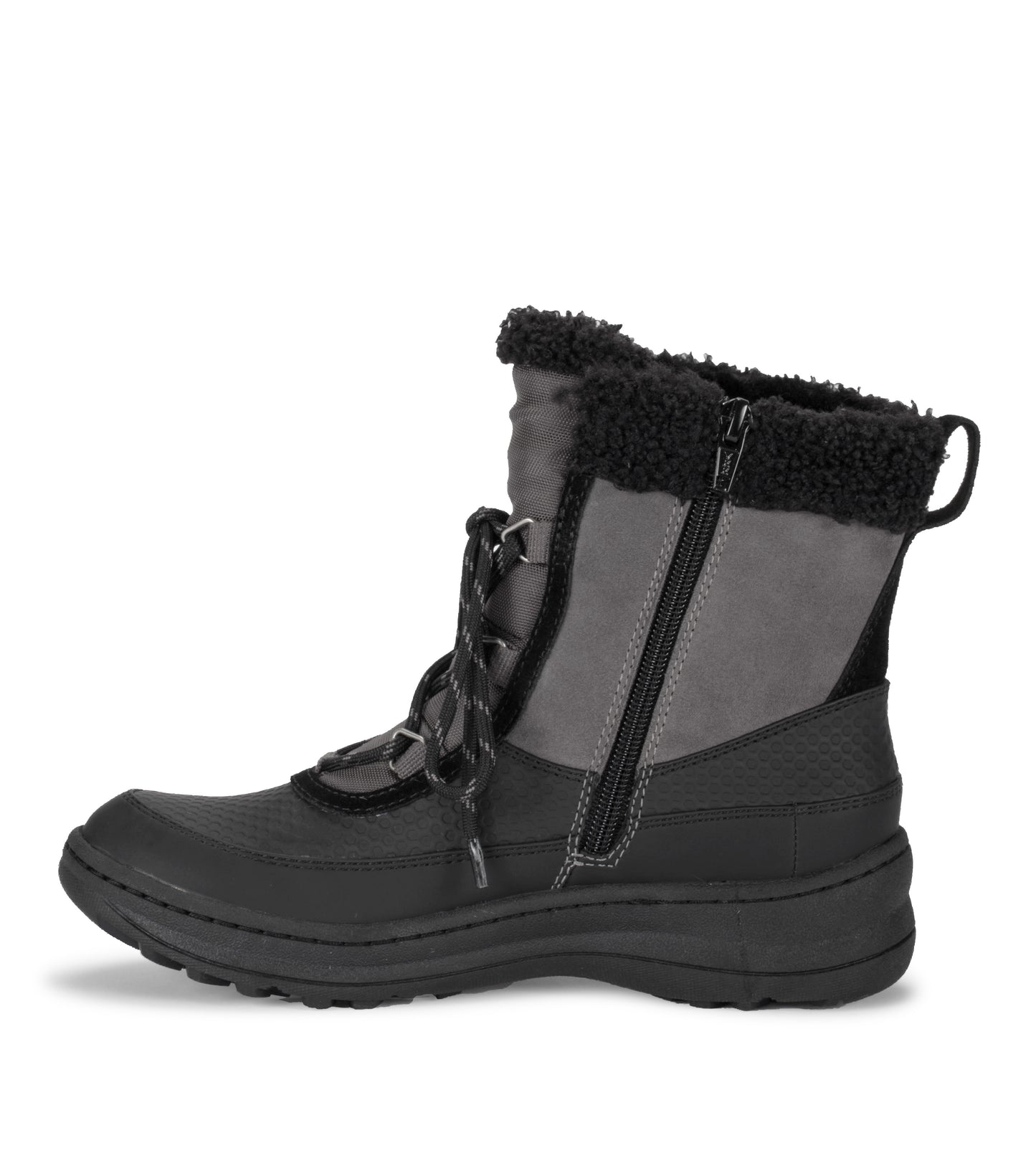 Baretraps Alta Cold Weather Bootie Dark Grey/Black Suede