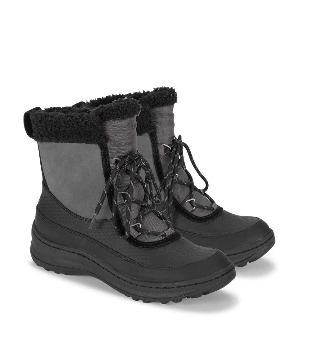 Baretraps Alta Cold Weather Bootie Dark Grey/Black Suede