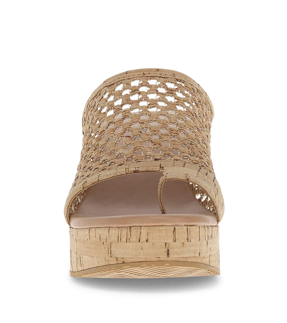 Baretraps Michaela Block Heel Sandal Natural Cork