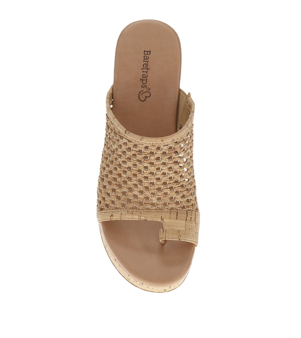 Baretraps Michaela Block Heel Sandal Natural Cork