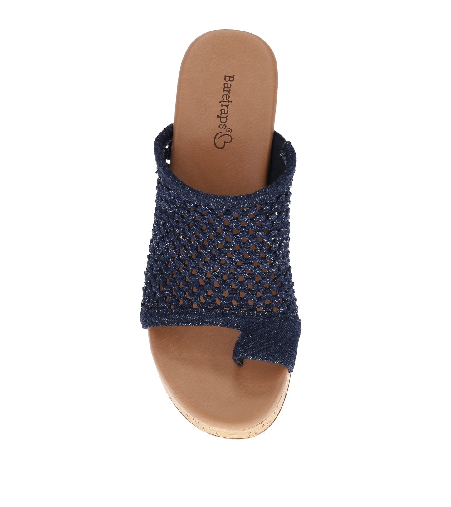 Baretraps Michaela Block Heel Sandal Dark Denim