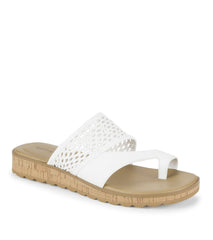 Baretraps Gibby Slide Sandal White