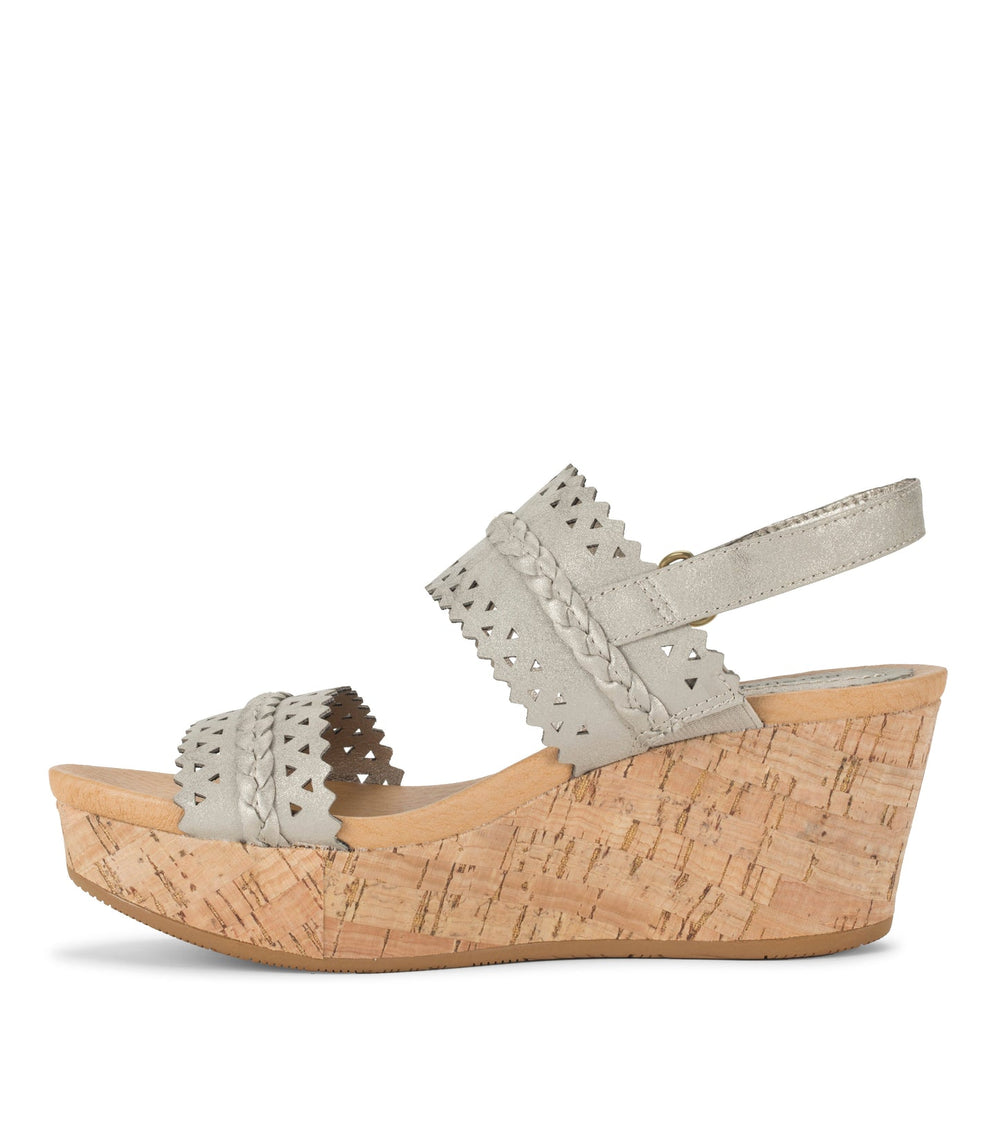 Baretraps Rene Wedge Sandal Champagne