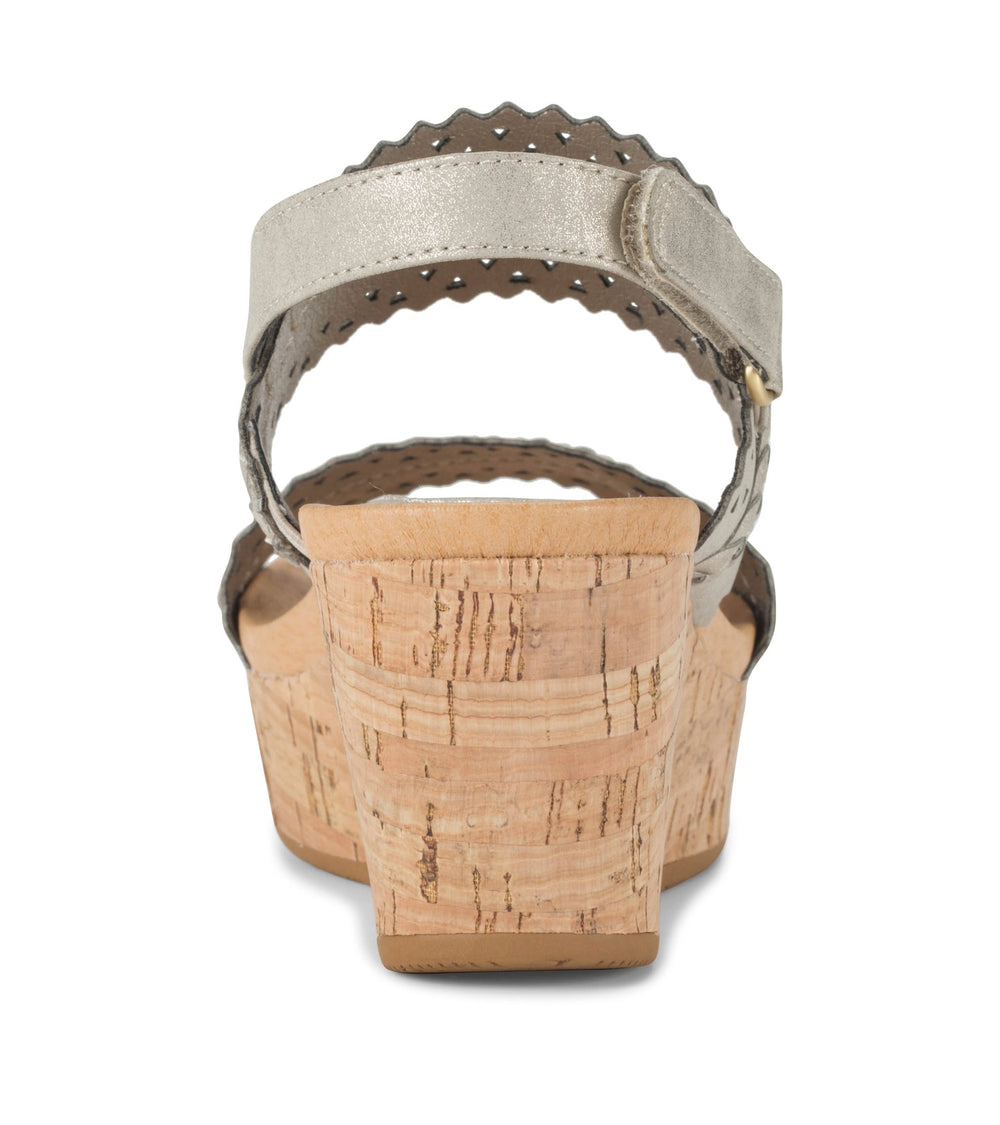 Baretraps Rene Wedge Sandal Champagne