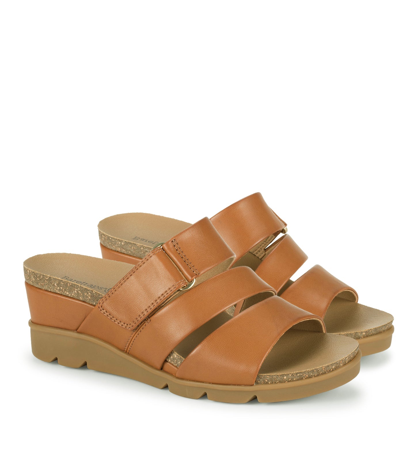 Baretraps Michi Wedge Sandal Dark Caramel