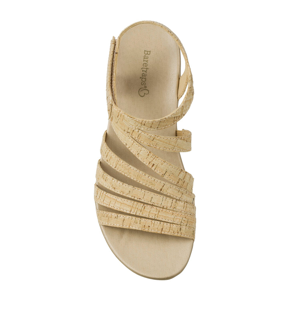 Baretraps Harlean Wedge Sandal Natural