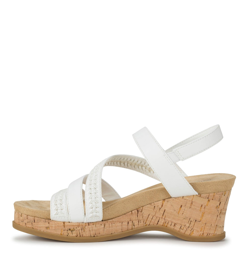 Baretraps Ciara Wedge Sandal White