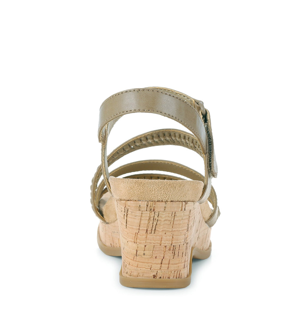 Baretraps Ciara Wedge Sandal Dove Grey