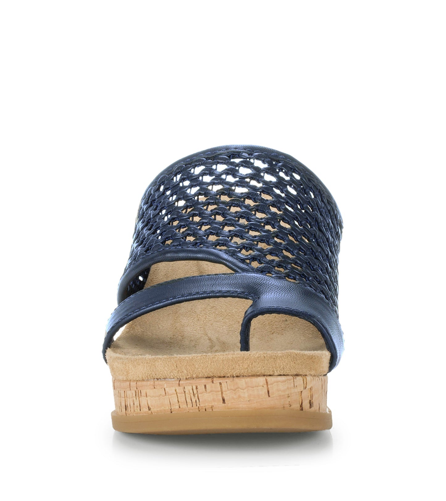 Baretraps Cherish Wedge Sandal Navy Blue