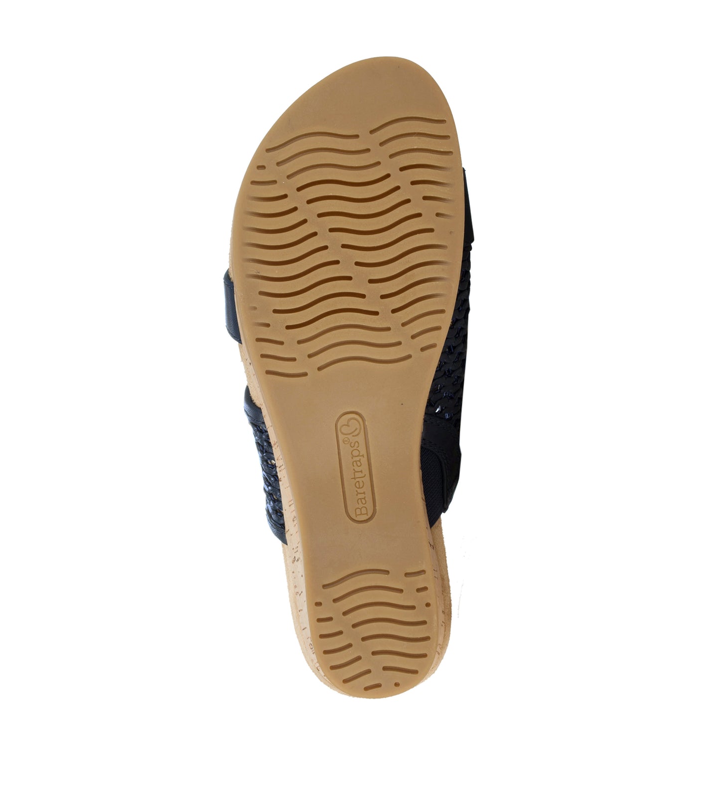 Baretraps Cherish Wedge Sandal Navy Blue