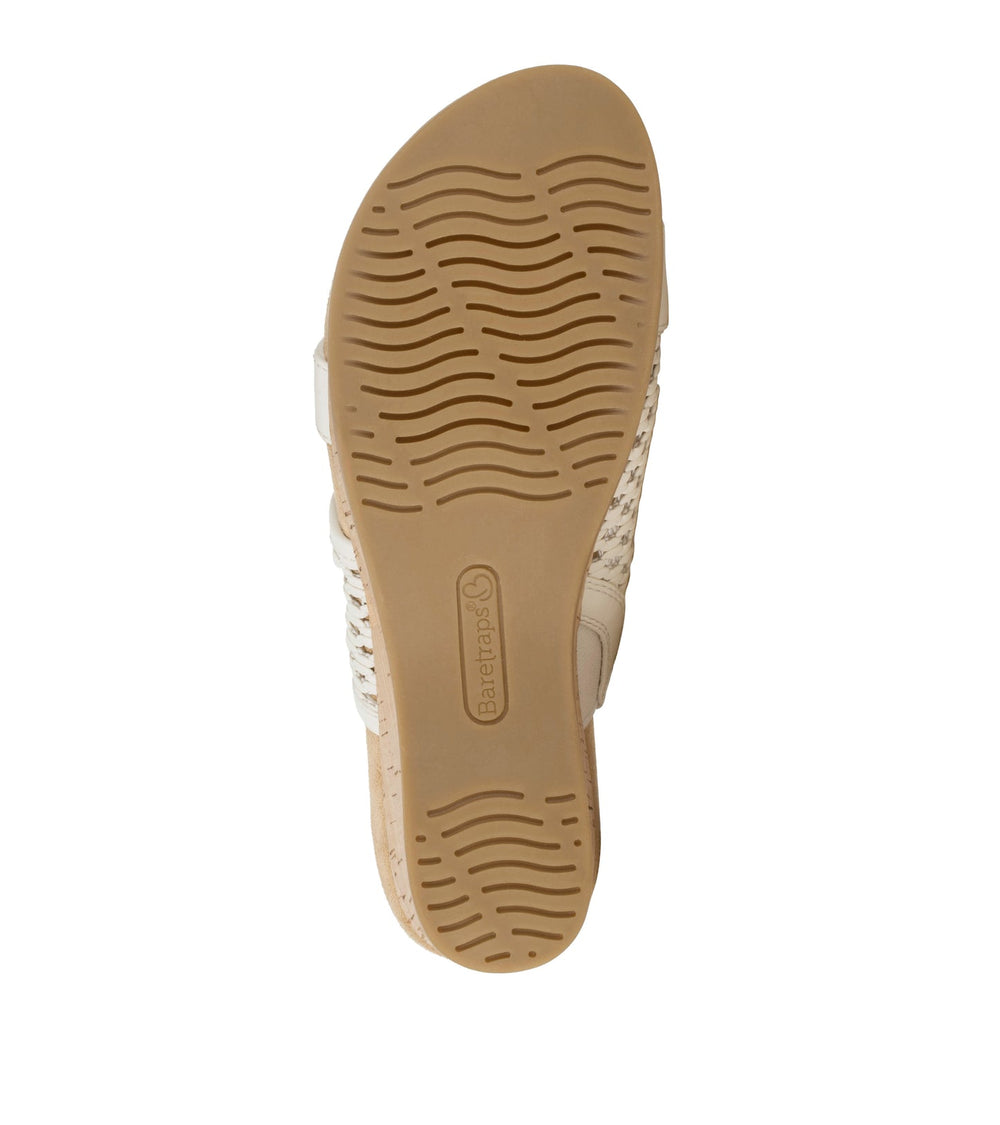 Baretraps Cherish Wedge Sandal Cream
