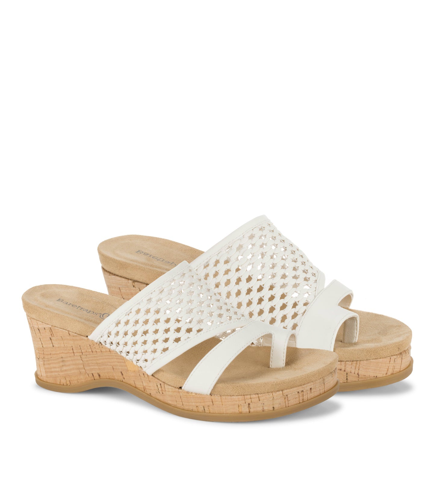 Baretraps Cherish Wedge Sandal Cream