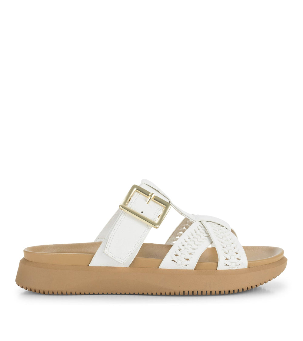 Baretraps Emmery Slide Sandal White