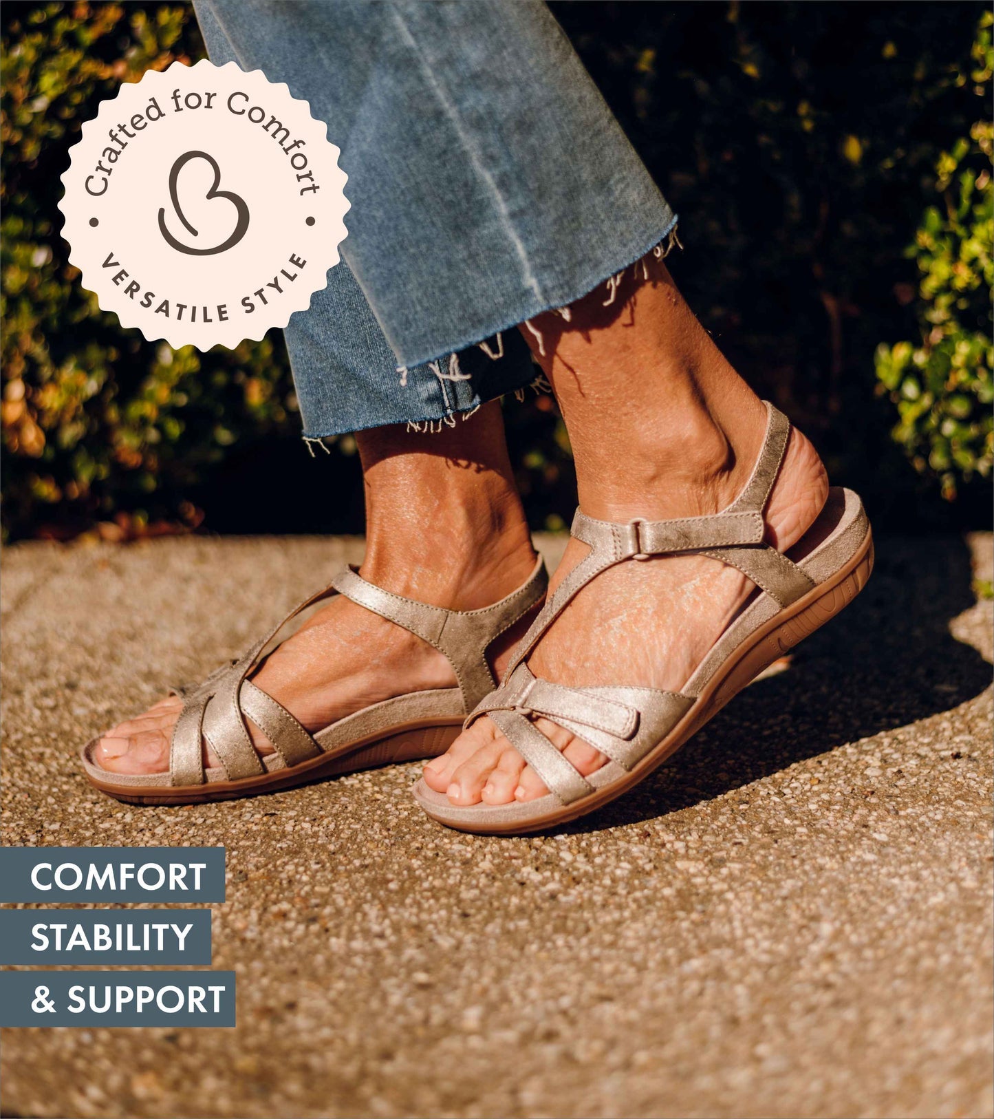 Baretraps Jaxen Sandal Caramel