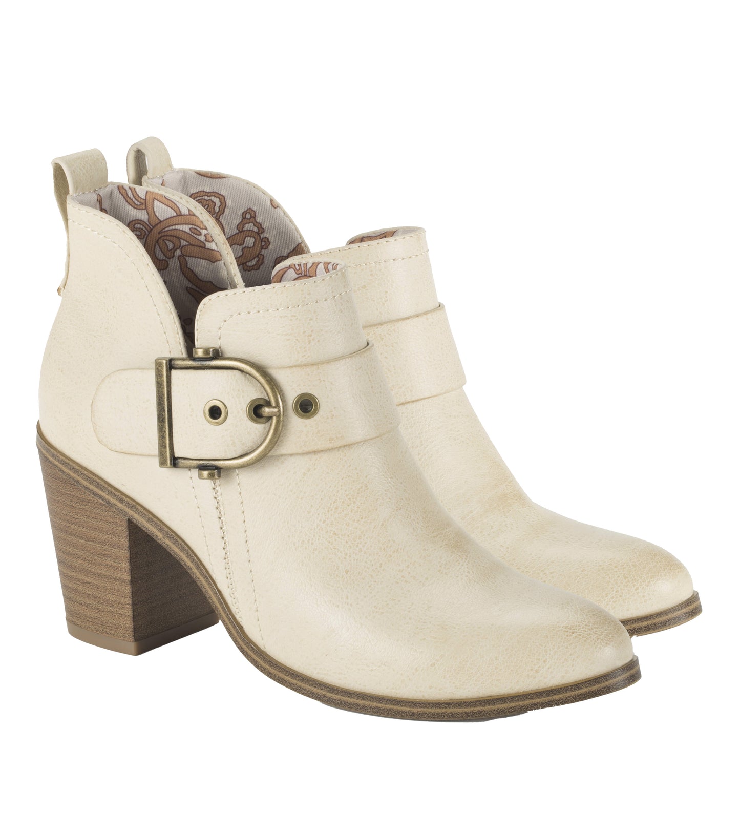 Baretraps Karina Block Heel Ankle Bootie Milkyway