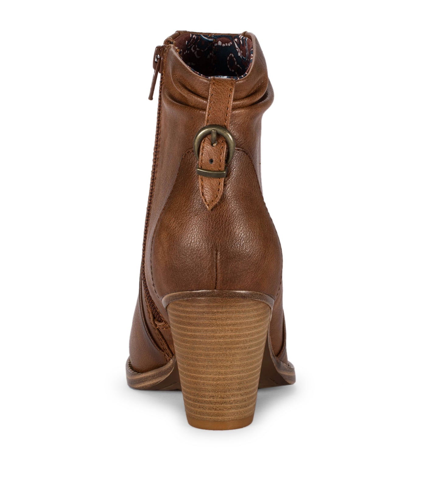 Baretraps Charee Block Heel Bootie Brush Brown