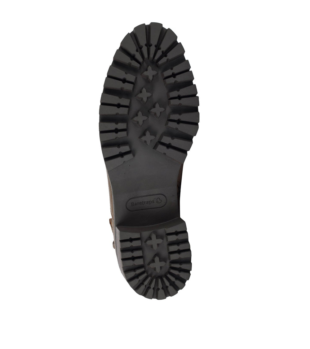 Baretraps Kemper Lug Sole Bootie Dark Taupe
