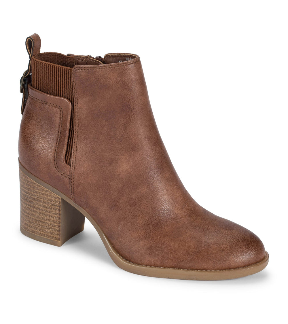 Baretraps Rhoslyn Block Heel Bootie Brush Brown