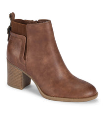 Baretraps Rhoslyn Block Heel Bootie Brush Brown