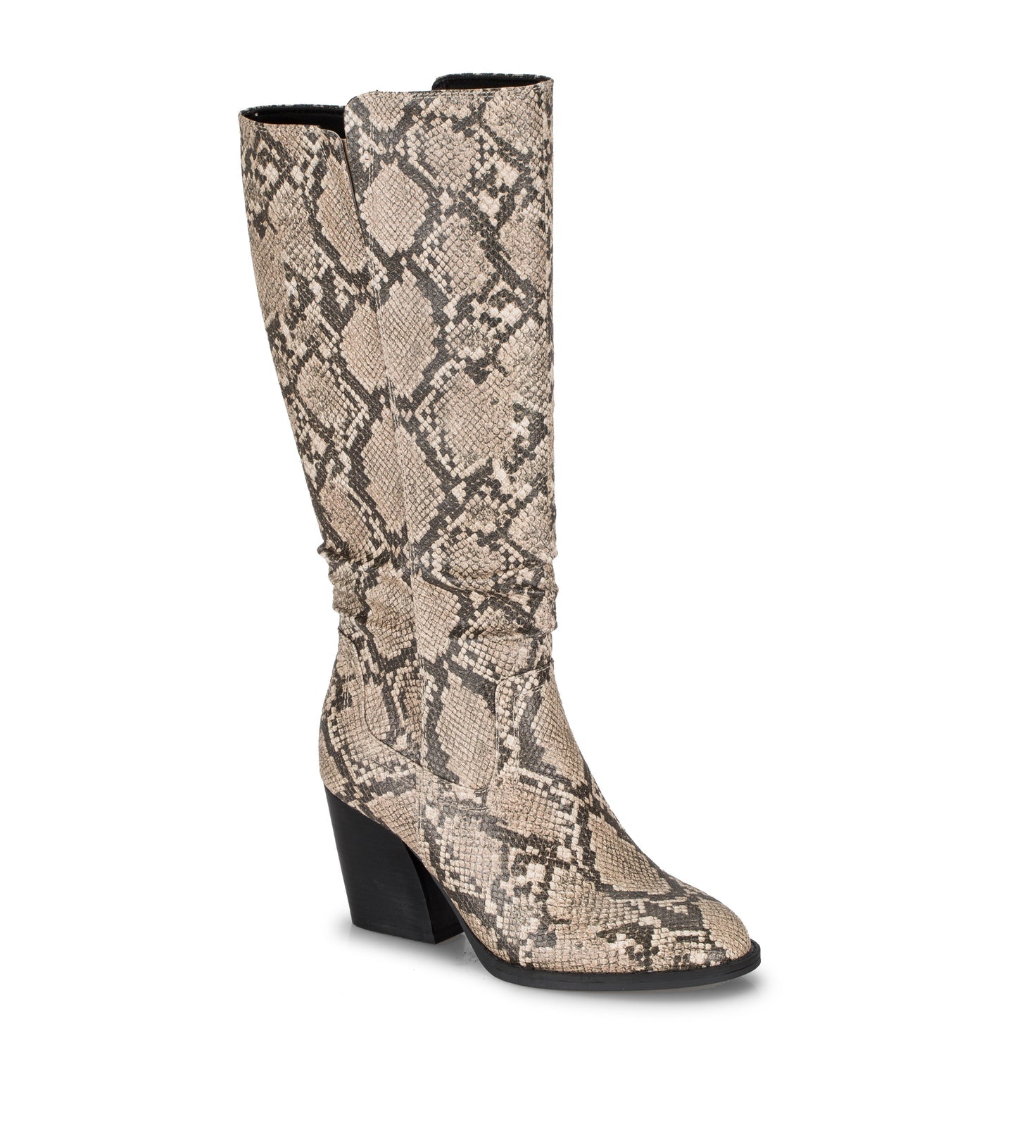 Baretraps Lilly Tall Boot Natural Snake
