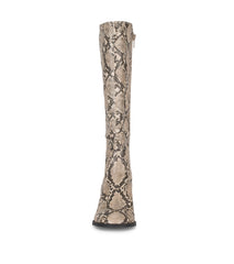 Baretraps Lilly Tall Boot Natural Snake