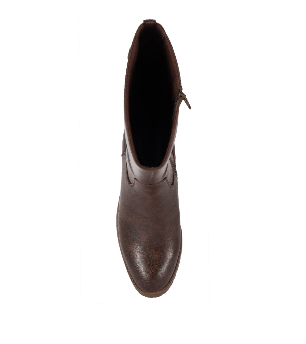 Baretraps Danen Riding Boot Brush Brown