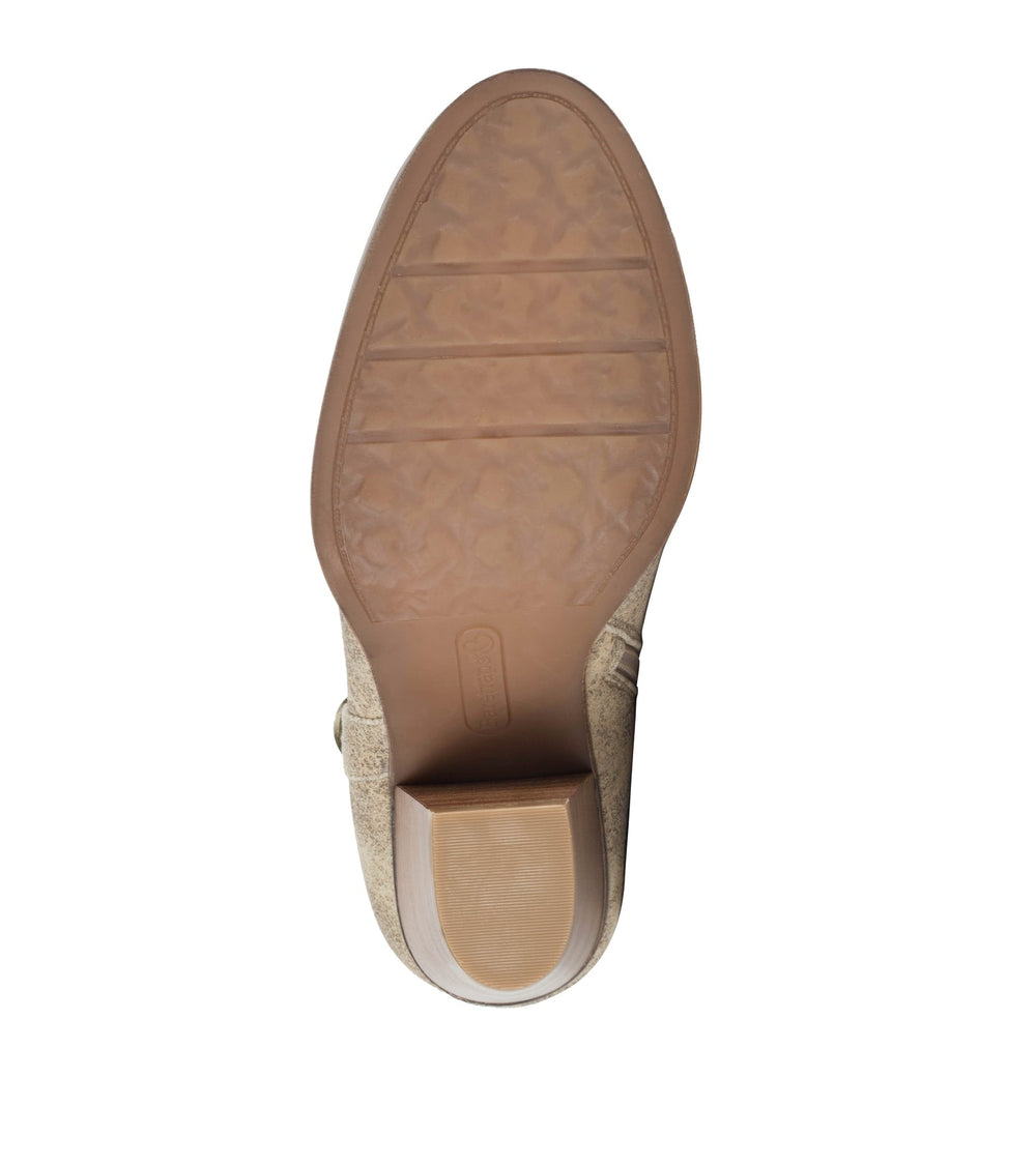 Baretraps Cheyenne Mid Calf Boot Cream