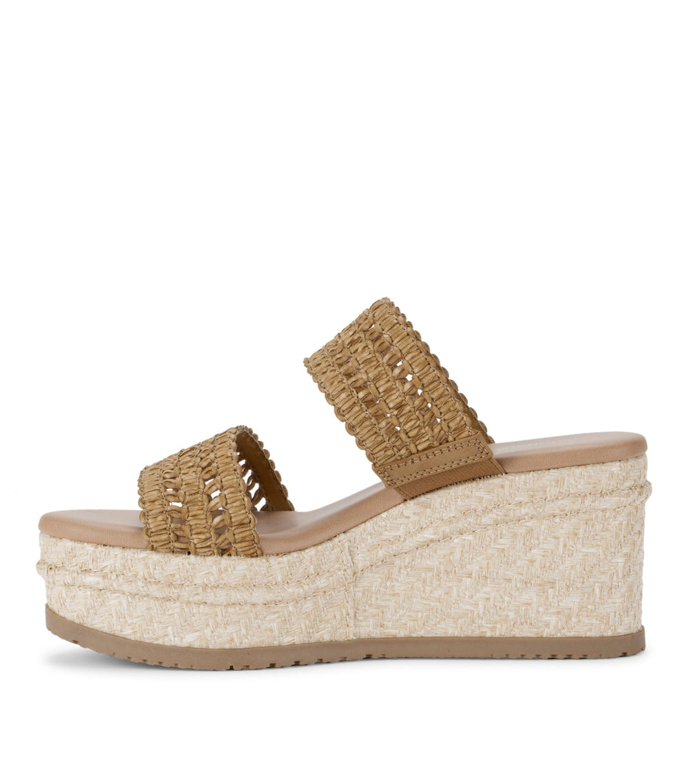 Baretraps Sophie Wedge Sandal Caramel