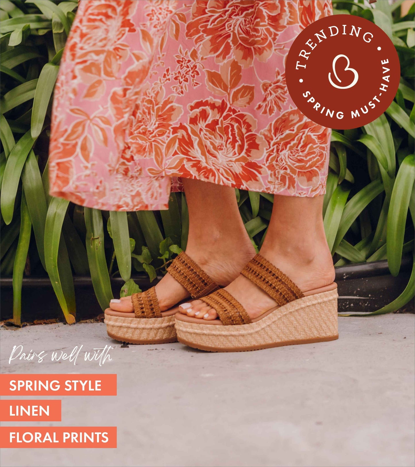 Baretraps Sophie Wedge Sandal Caramel