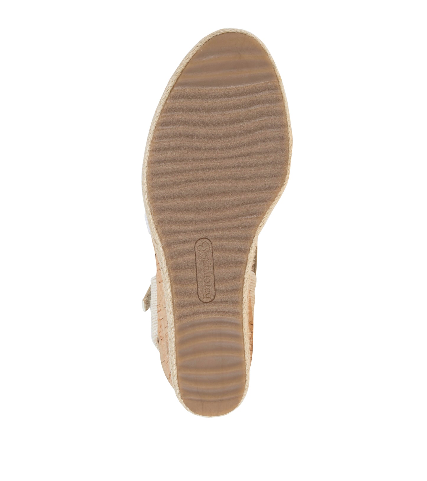 Baretraps Odetta Espadrille Wedge Sandal White Canvas