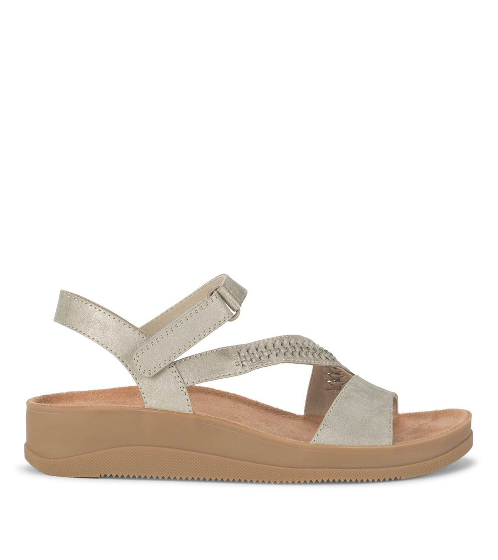 Baretraps Frolick Wedge Sandal Champagne