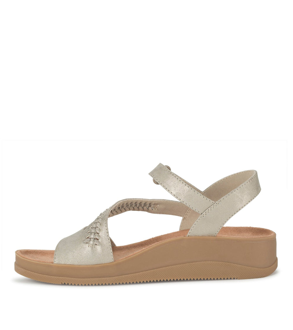 Baretraps Frolick Wedge Sandal Champagne