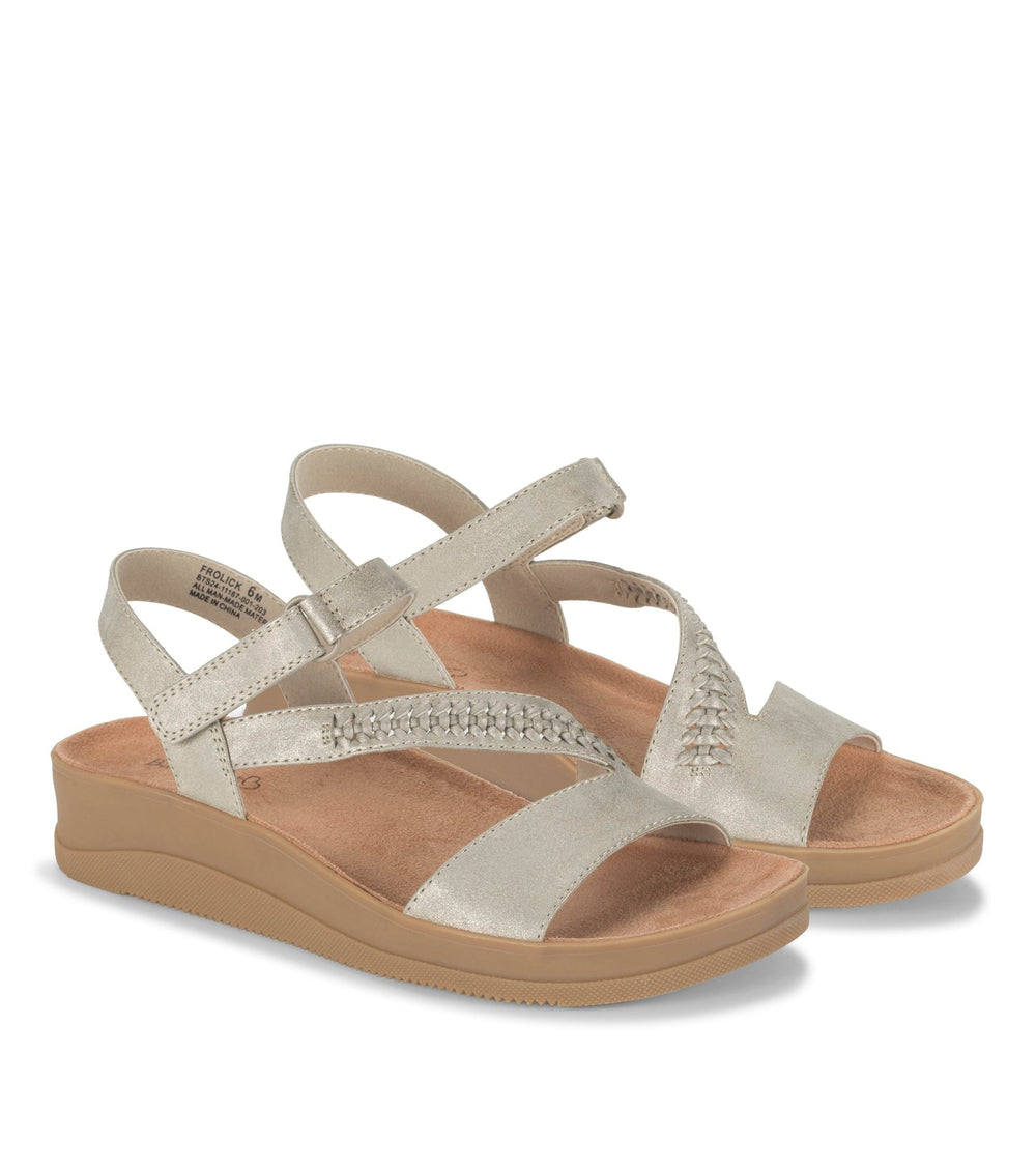 Baretraps Frolick Wedge Sandal Champagne