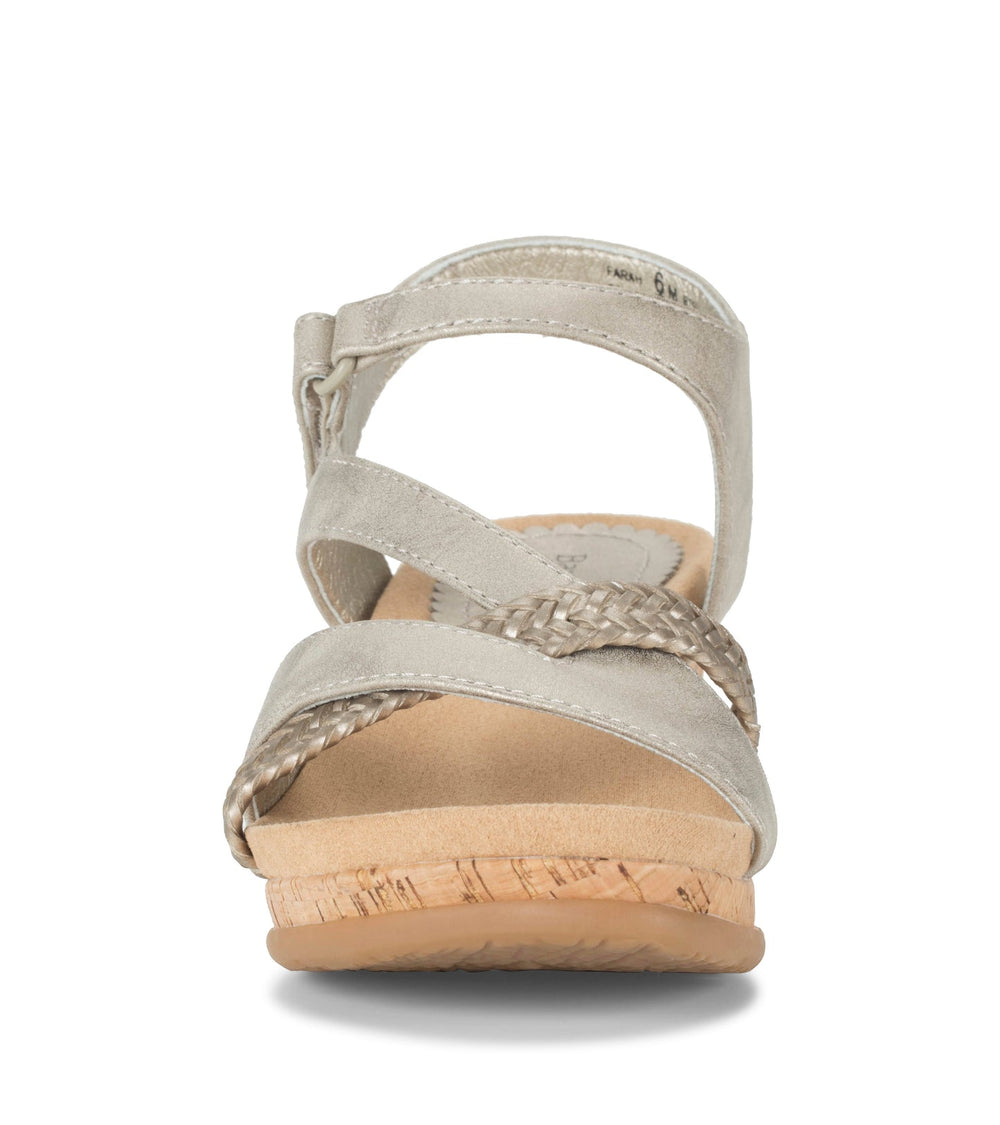 Baretraps Farah Wedge Sandal Champagne