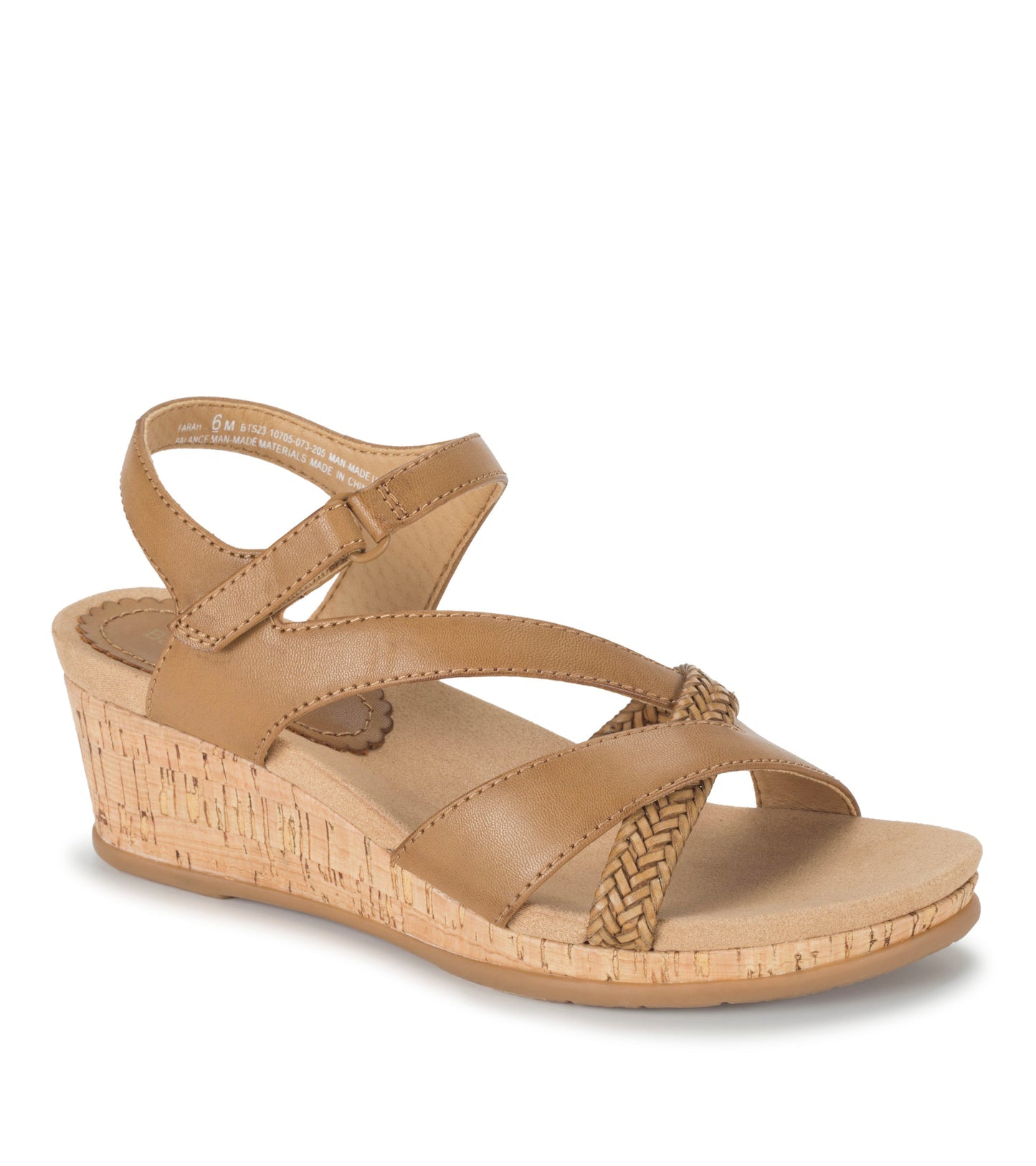 Baretraps Farah Wedge Sandal Caramel