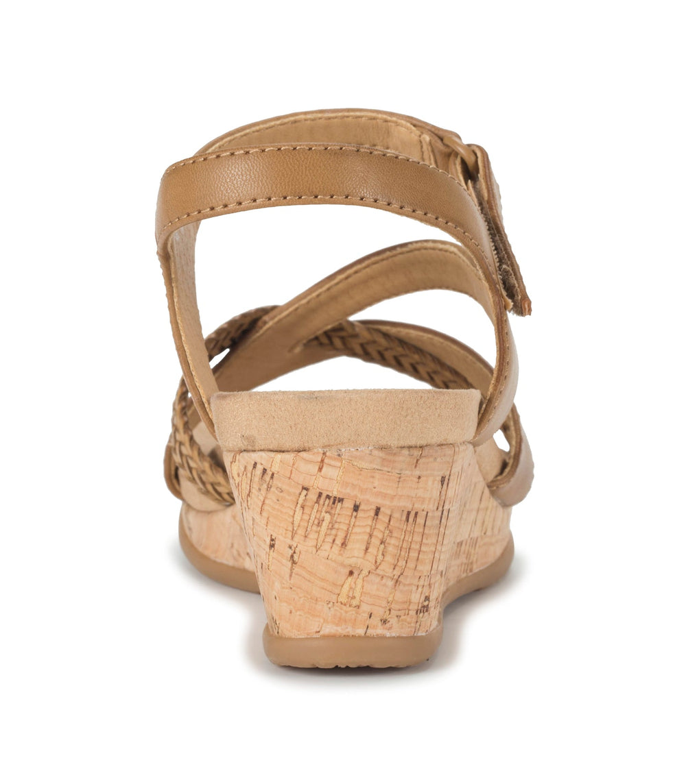 Baretraps Farah Wedge Sandal Caramel