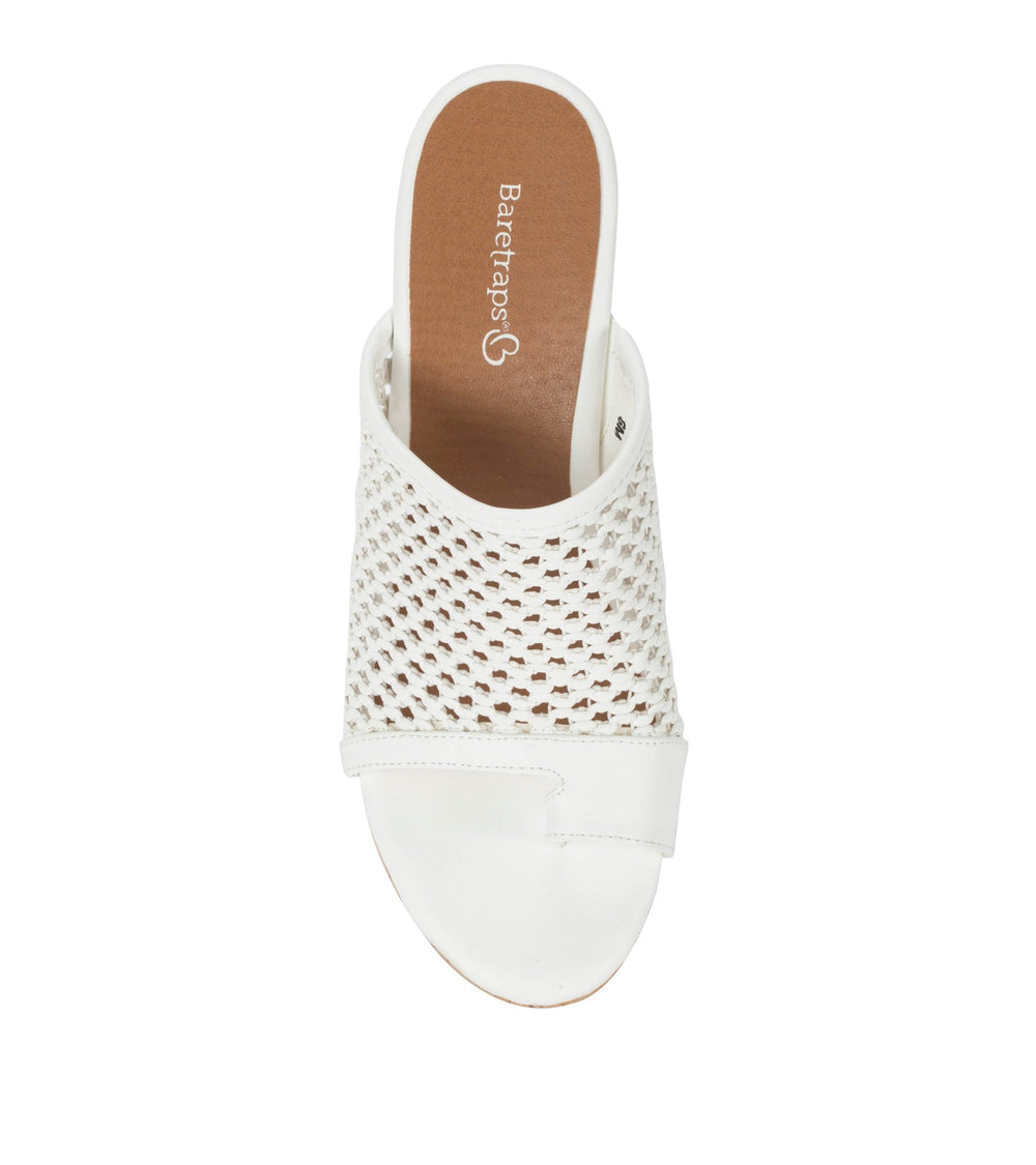 Baretraps Bethie Wedge Sandal White