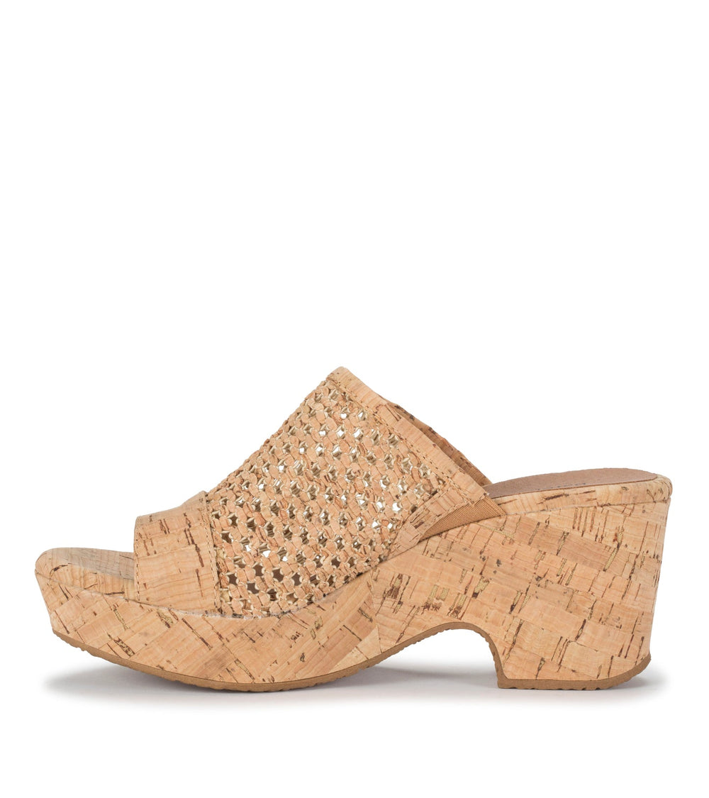 Baretraps Bethie Wedge Sandal Natural Cork