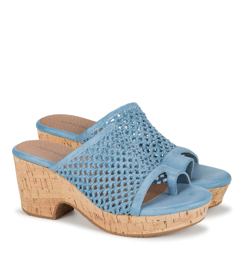 Baretraps Bethie Wedge Sandal Island Blue