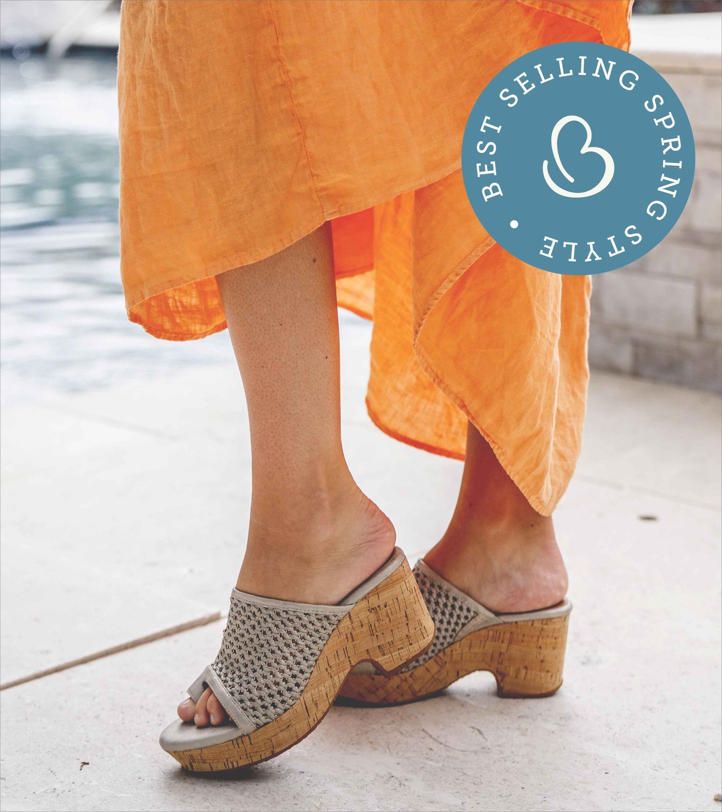 Baretraps Bethie Wedge Sandal Champagne