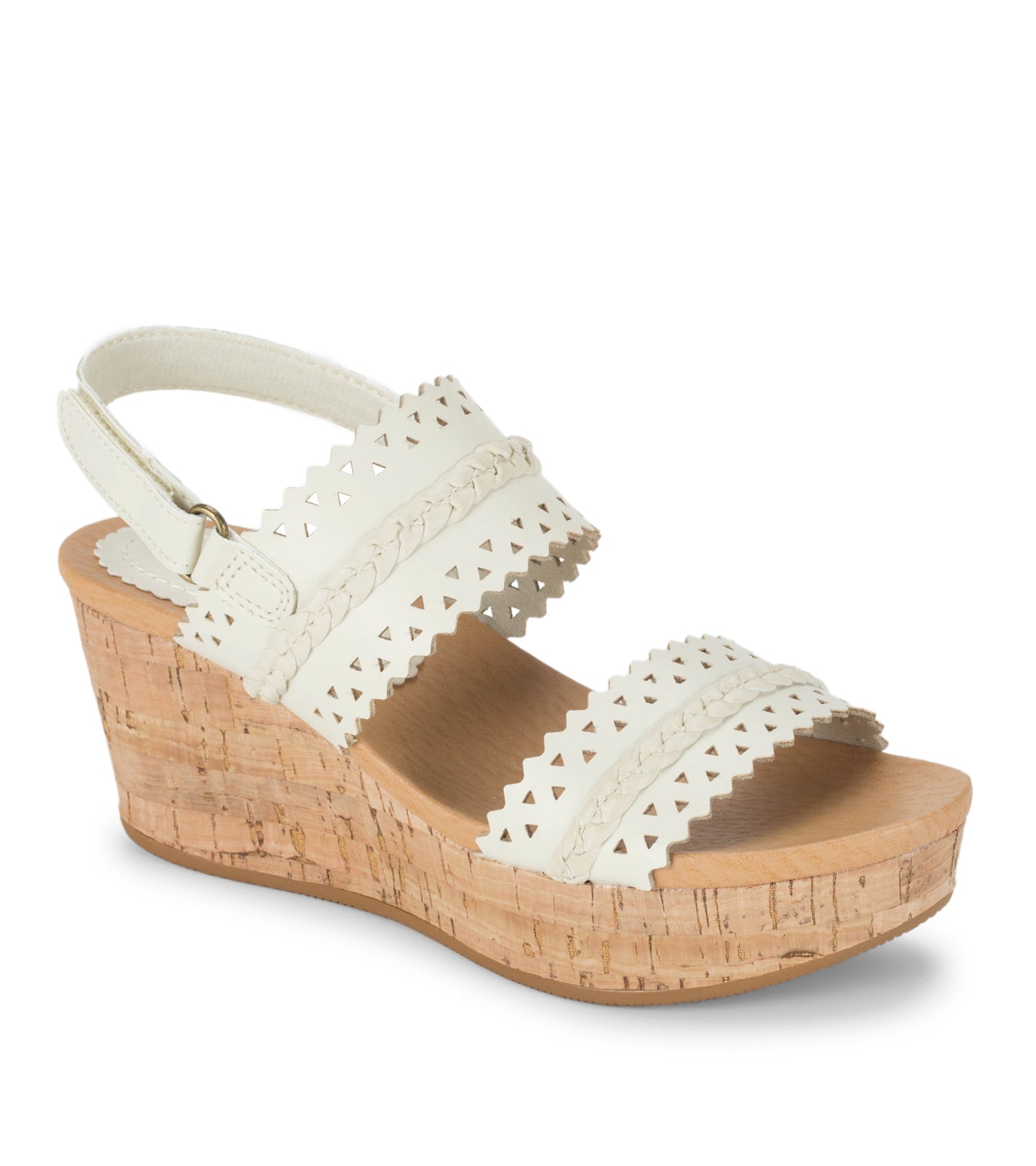 Baretraps Rene Wedge Sandal Cream